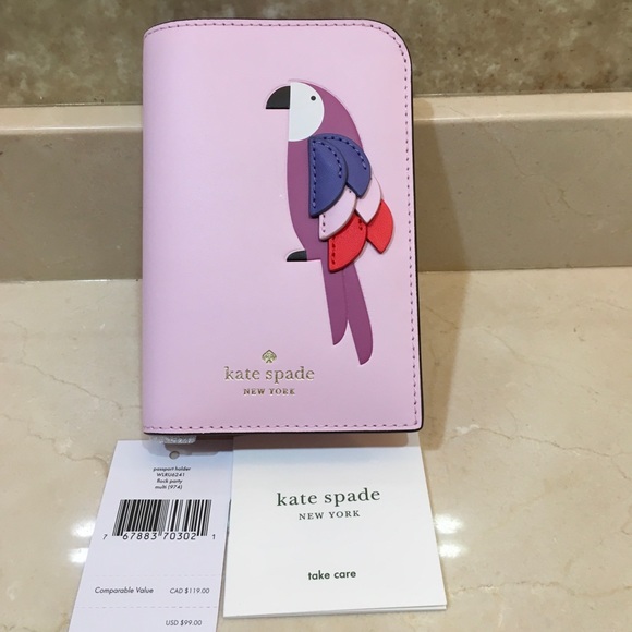 Kate Spade Parrot Passport Holder - Picture 4 of 9